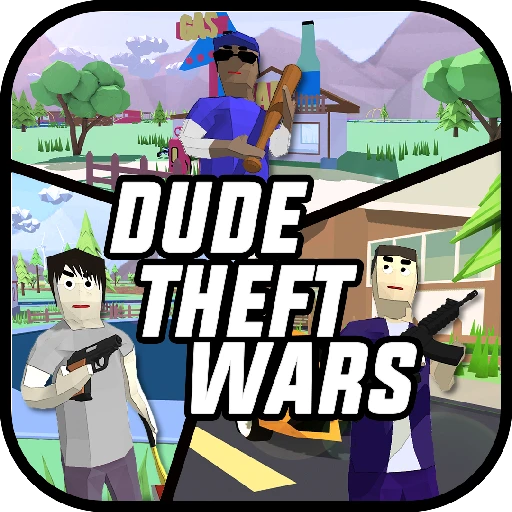 Dude Theft Wars مهكرة